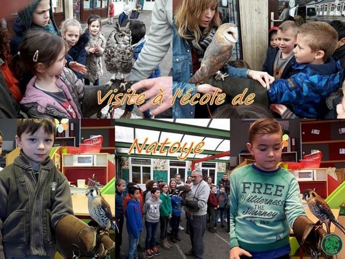 Visite à l'école communale de Natoye