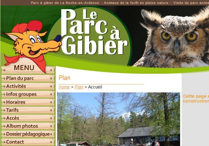 Parc à gibier de La roche en Ardenne